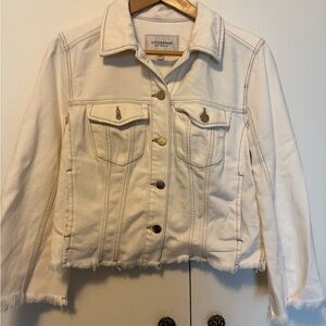 Liverpool Cream Jean Jacket Classic Style